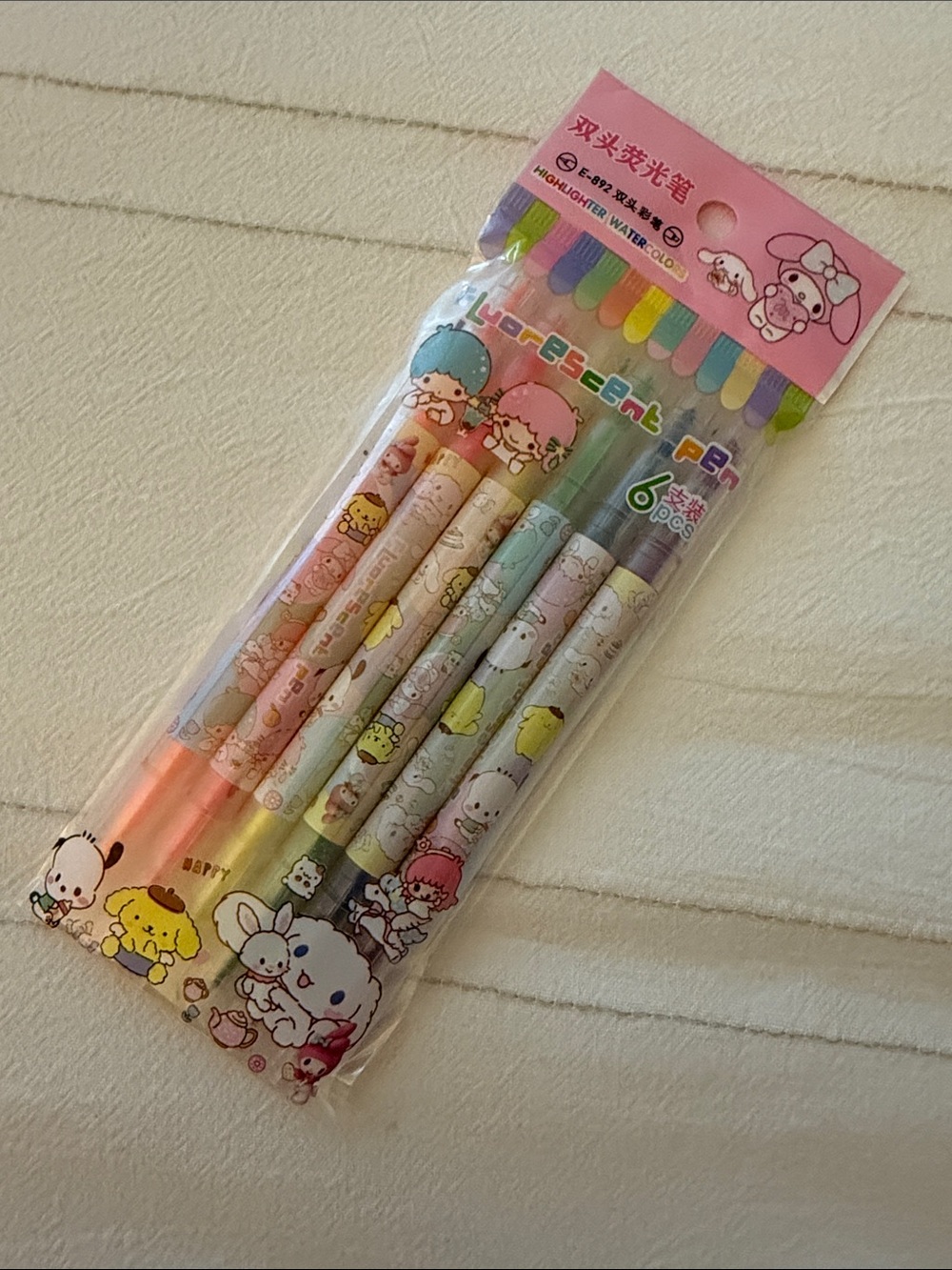 Sanrio Family Double Sided Highlighters
